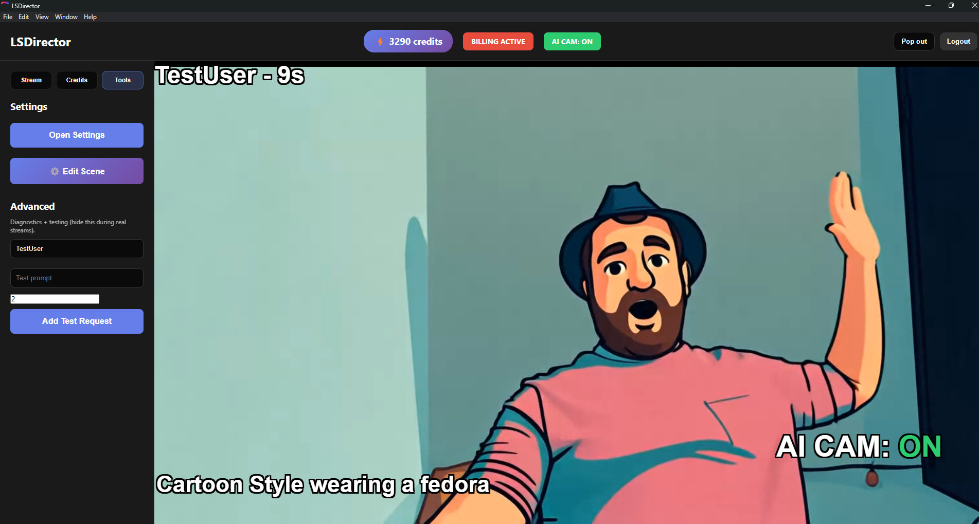 LSDirector Program view